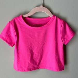 Lilly Pulitzer Girls T-shirt Pink Short Sleeve Top Size XS 2-3